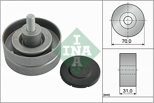 INA 532 0415 10 Galoppino/Guidacinghia, Cinghia Poly-V-Galoppino/Guidacinghia, Cinghia Poly-V-Ricambi Euro