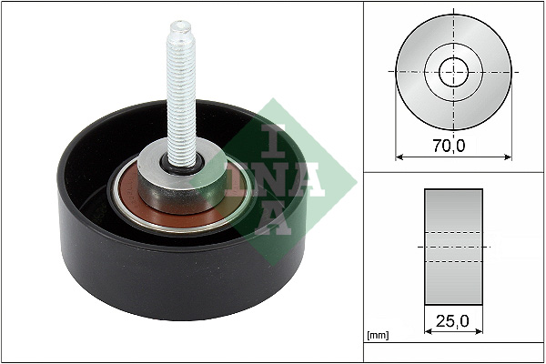 INA 532 0541 10 Galoppino/Guidacinghia, Cinghia Poly-V-Galoppino/Guidacinghia, Cinghia Poly-V-Ricambi Euro