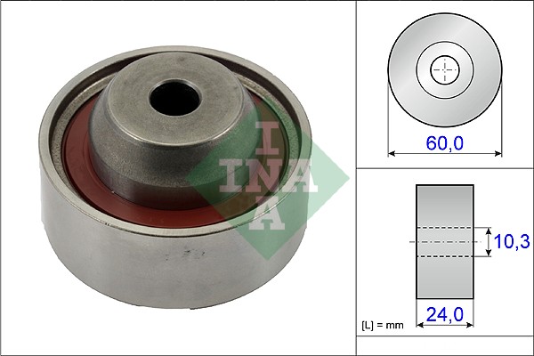 INA 532 0674 10 Galoppino/Guidacinghia, Cinghia dentata