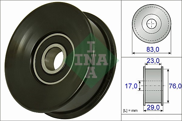 INA 532 0730 10 Galoppino/Guidacinghia, Cinghia Poly-V-Galoppino/Guidacinghia, Cinghia Poly-V-Ricambi Euro