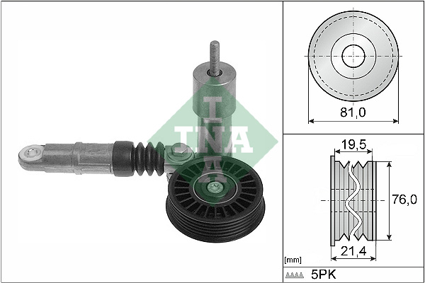 INA 534 0014 10 Spannarm,...