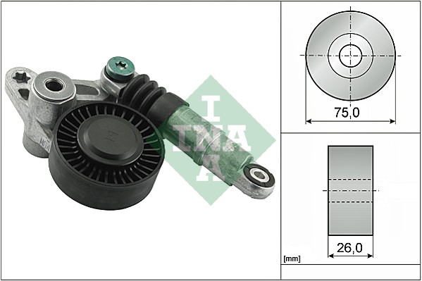 INA 534 0098 10 Braccio tenditore, Cinghia Poly-V-Braccio tenditore, Cinghia Poly-V-Ricambi Euro