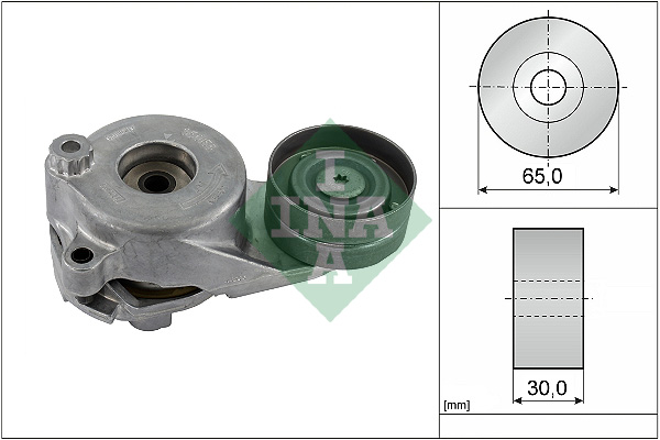 INA 534 0183 10 Braccio tenditore, Cinghia Poly-V-Braccio tenditore, Cinghia Poly-V-Ricambi Euro