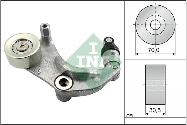 INA 534 0316 10 Braccio tenditore, Cinghia Poly-V-Braccio tenditore, Cinghia Poly-V-Ricambi Euro