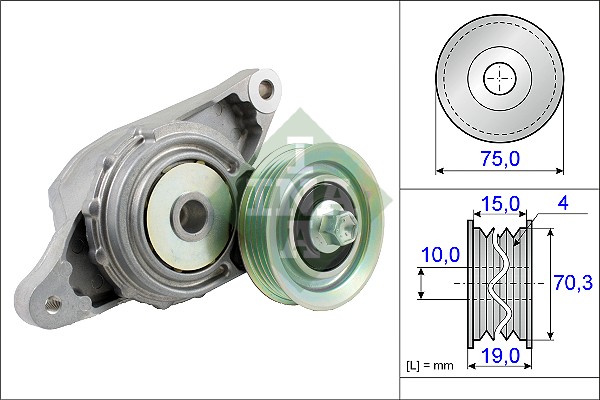 INA 534 0489 10 Spannarm,...