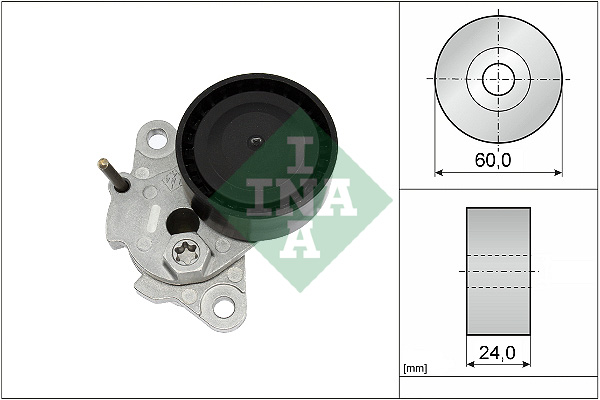 INA 534 0546 10 Braccio tenditore, Cinghia Poly-V-Braccio tenditore, Cinghia Poly-V-Ricambi Euro