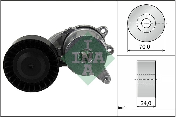 INA 534 0553 10 Braccio tenditore, Cinghia Poly-V-Braccio tenditore, Cinghia Poly-V-Ricambi Euro