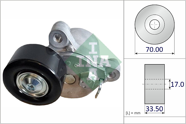 INA 534 0832 10 Riemenspanner, Keilrippenriemen