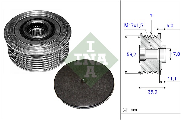 INA 535 0087 10 механизъм...