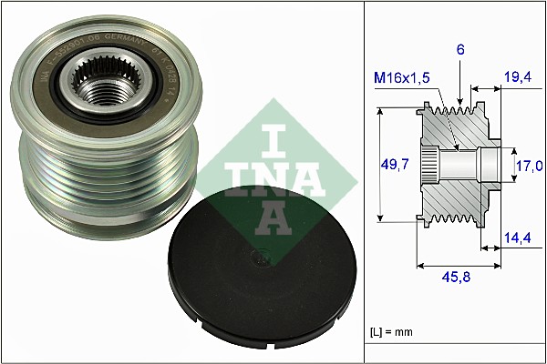 INA 535 0168 10 механизъм...