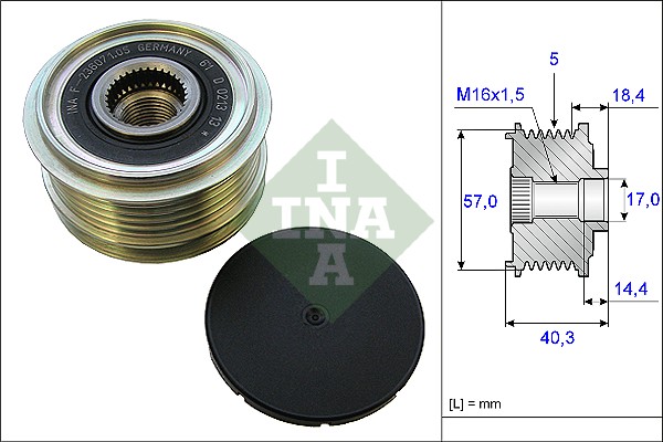 INA 535 0187 10 механизъм...