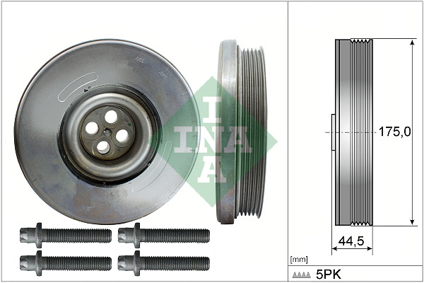 INA 544 0604 20 Riemenscheibensatz, Kurbelwelle