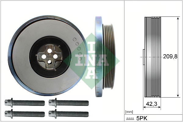 INA 544 0606 20 Riemenscheibensatz, Kurbelwelle