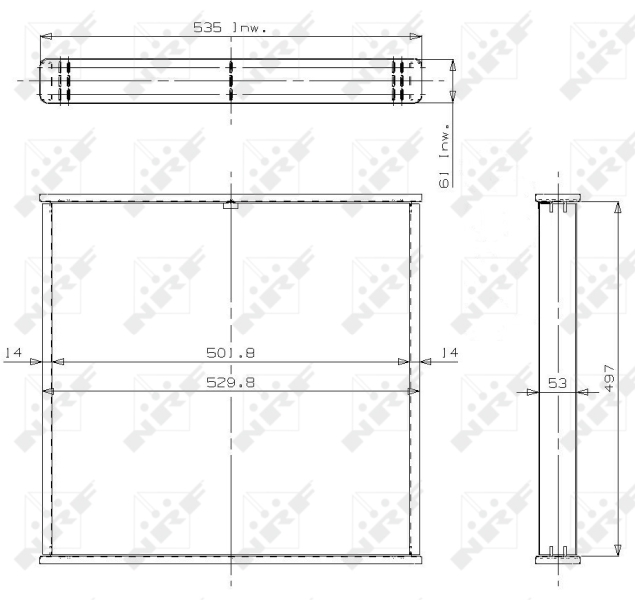 NRF 14628 Core, radiator