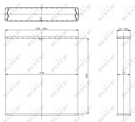 NRF 2370 Core, radiator