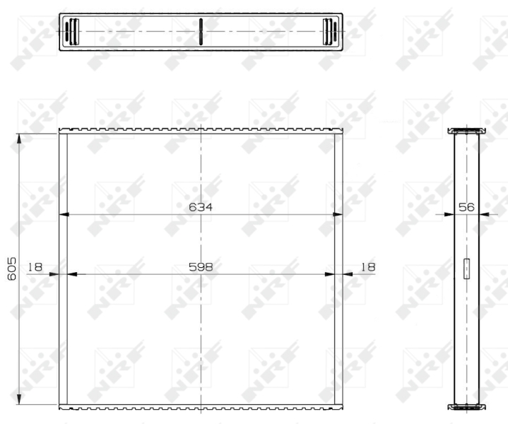 NRF 29893 Core, radiator