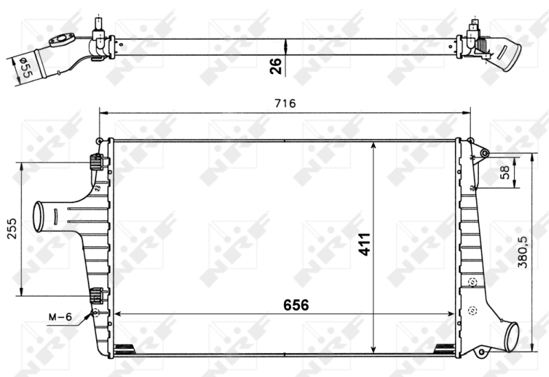 NRF 30118A Intercooler