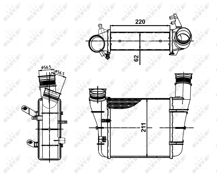 NRF 30148A Intercooler