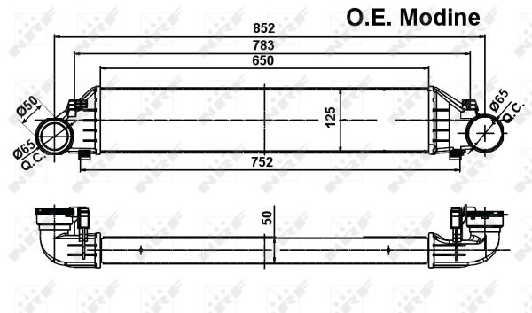 NRF 30161 Intercooler