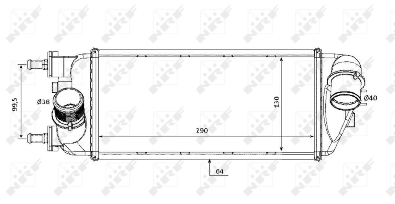 NRF 30183 Intercooler