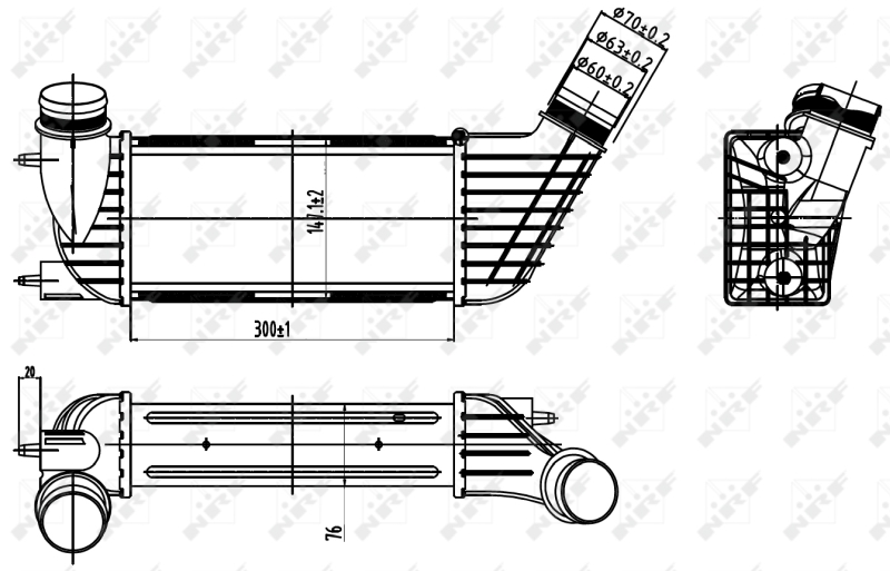 NRF 30192 Intercooler