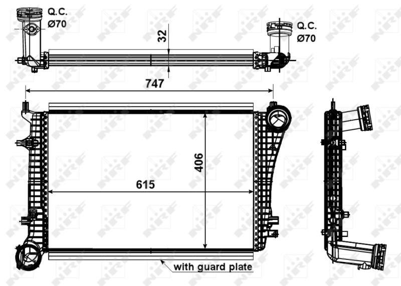 NRF 30199 Intercooler