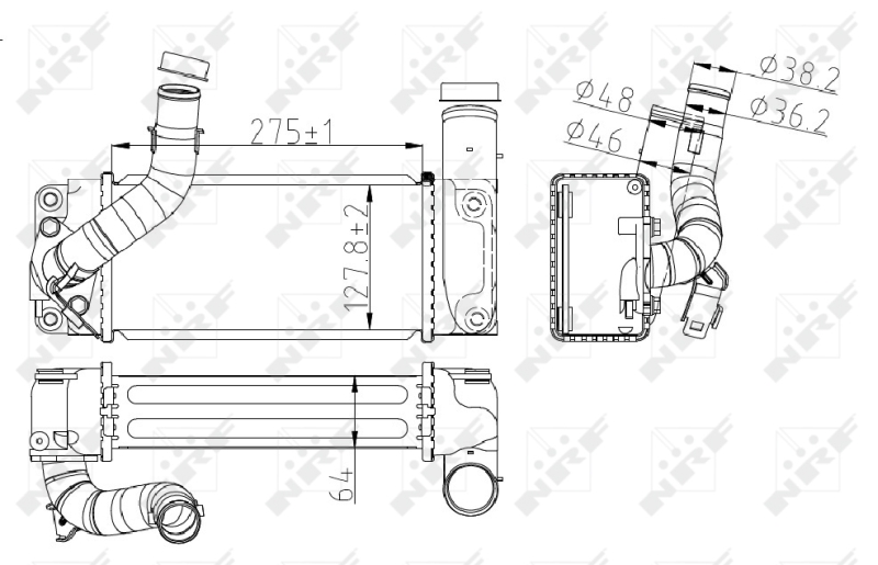 NRF 30245 Intercooler