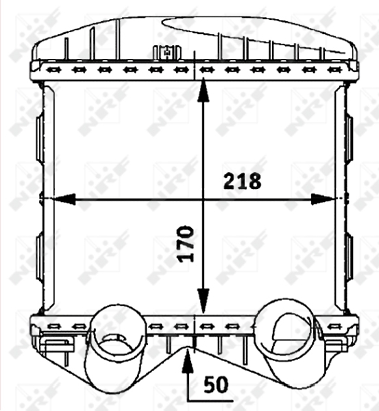 NRF 30257 Intercooler