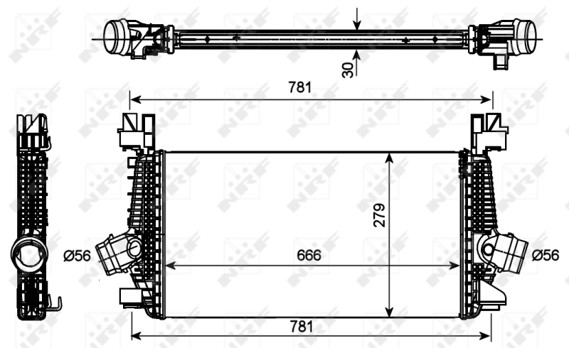 NRF 30270 Intercooler