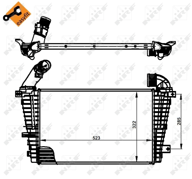 NRF 30302 Intercooler