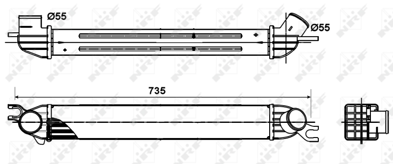 NRF 30303 Intercooler