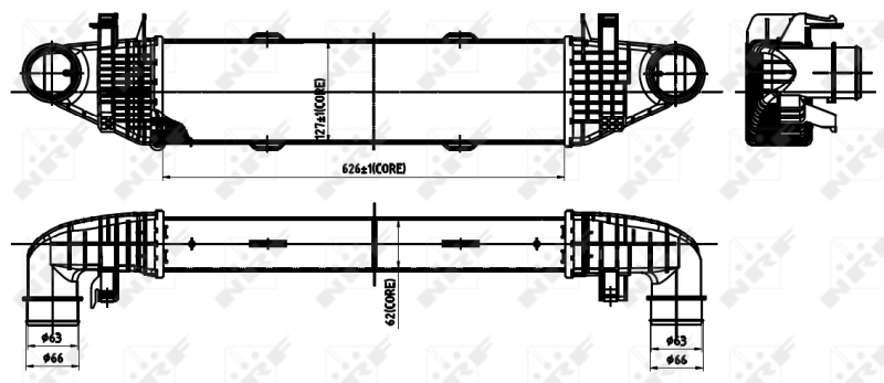 NRF 30313 Intercooler-Intercooler-Ricambi Euro