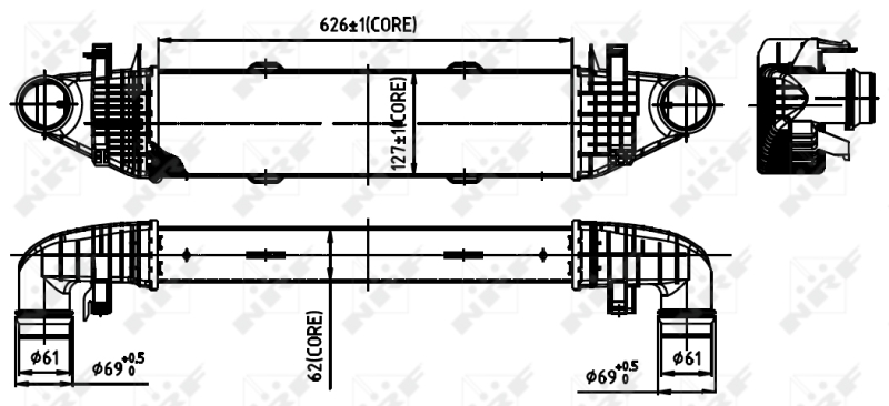 NRF 30314 Intercooler-Intercooler-Ricambi Euro