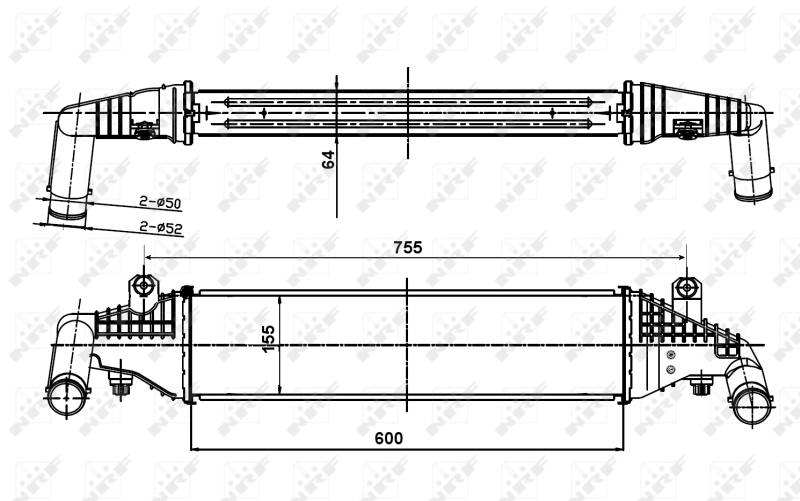 NRF 30364 Intercooler