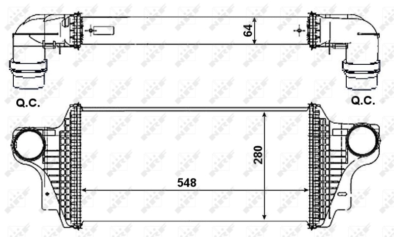 NRF 30370 Intercooler