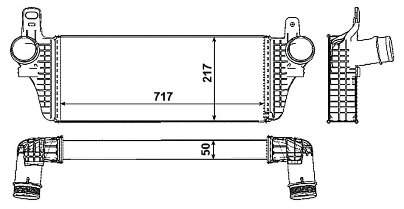 NRF 30466 Intercooler-Intercooler-Ricambi Euro