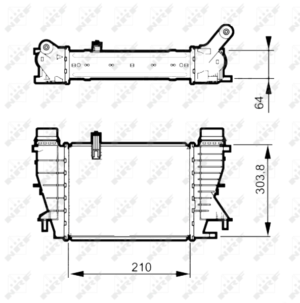 NRF 30507 Intercooler