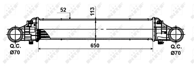 NRF 30509 Intercooler