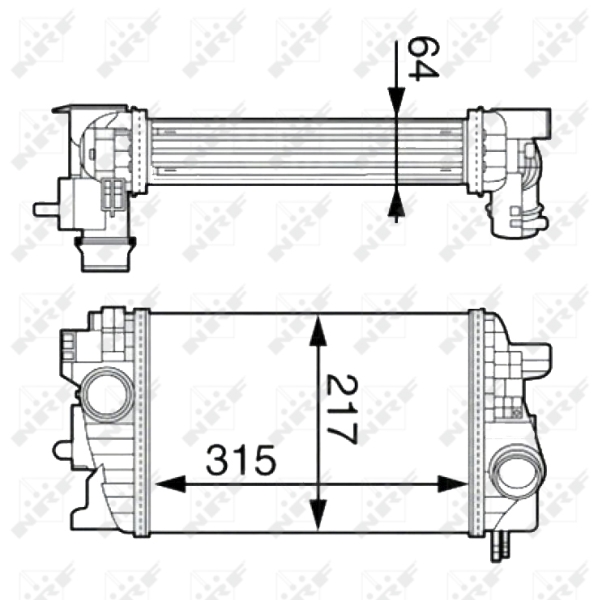 NRF 30534 Intercooler