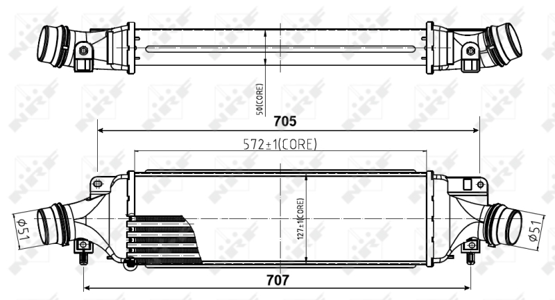 NRF 30780 Intercooler-Intercooler-Ricambi Euro