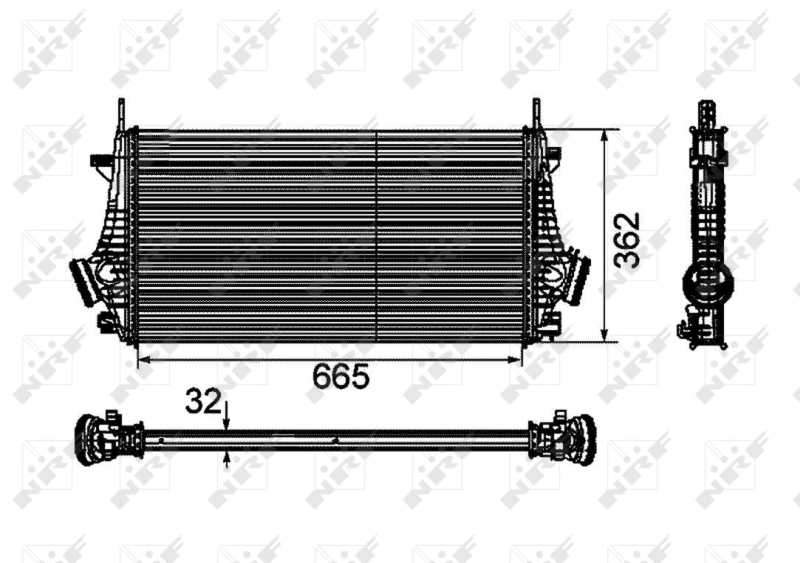 NRF 30796 Intercooler