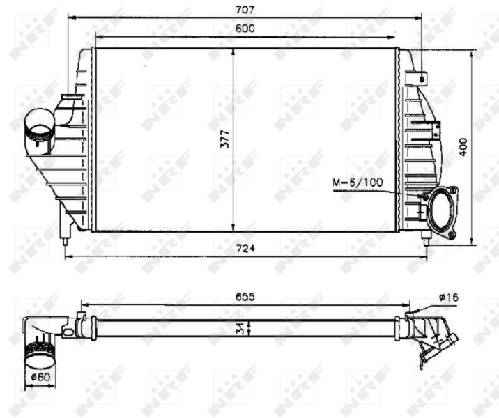 NRF 30818 Intercooler