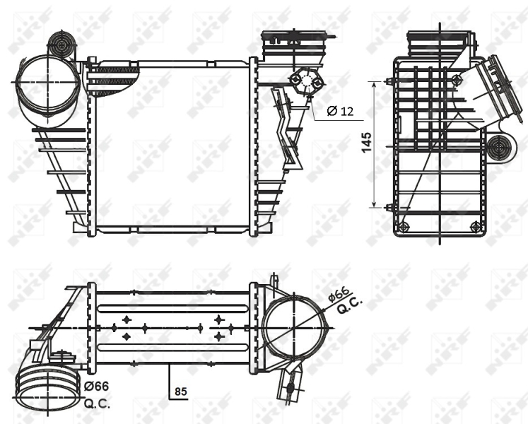 NRF 30838 Intercooler