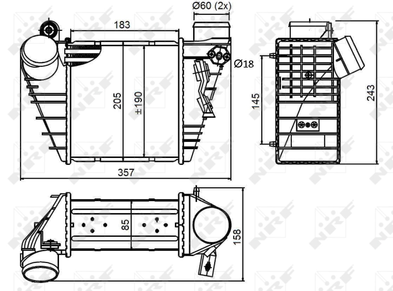 NRF 30847 Intercooler