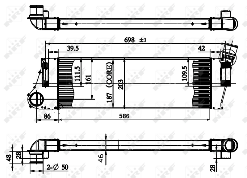 NRF 30899 Intercooler