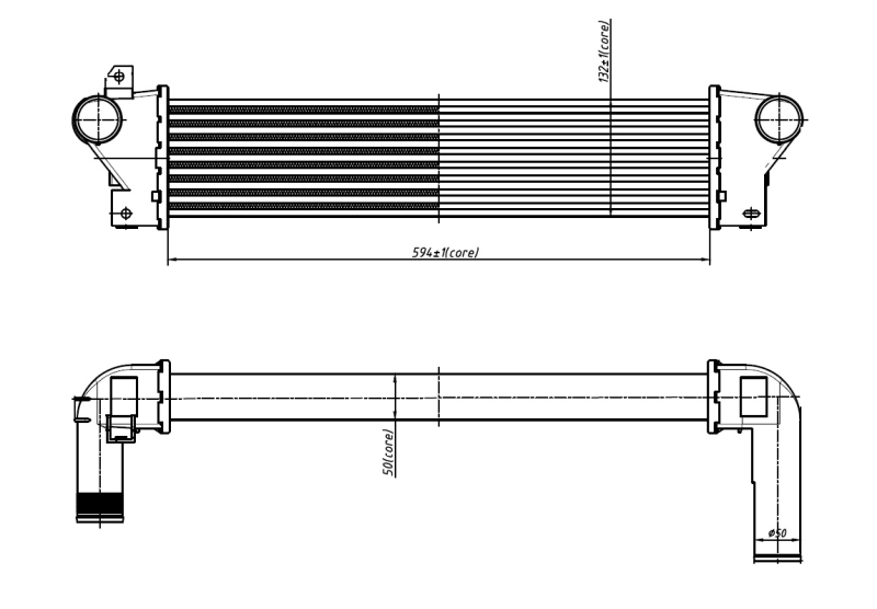 NRF 309054 Intercooler