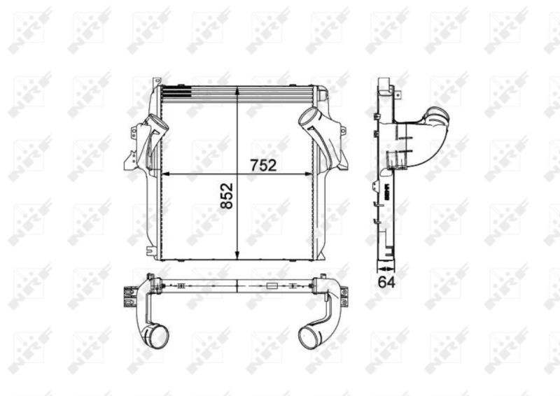 NRF 30905 Intercooler