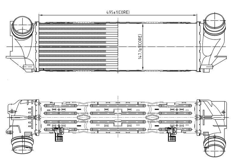 NRF 309065 интеркулер...