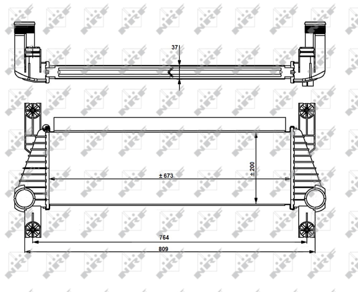 NRF 30918 Intercooler