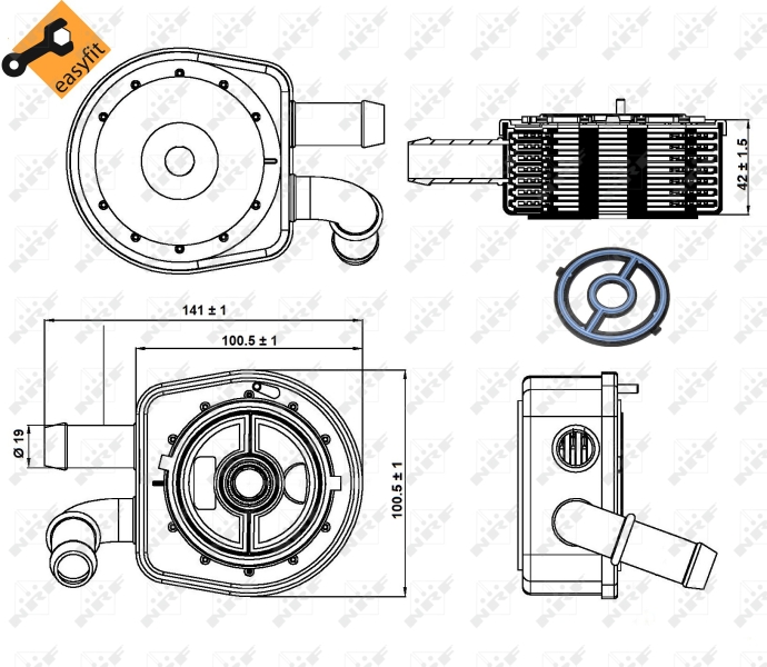 NRF 31297 EASY FIT Radiator...